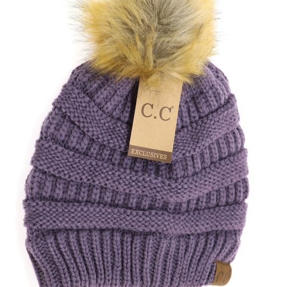 CCBeanie Accessories - Fur Pom CC Beanie